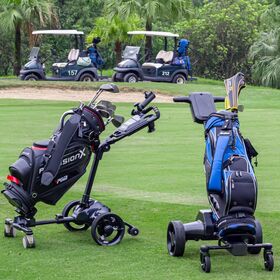Carrito de golf profesional exclusivo con 5 modos, gran capacidad de ascenso, sistema de autoequilibrio inteligente y función 'Sígueme'