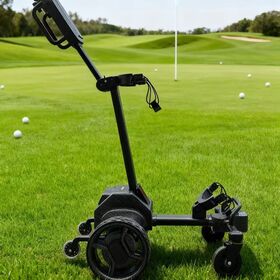 Carro de golf inteligente con diseños innovadores, 5 modos, gran capacidad de ascenso, sistema de autoequilibrio y función 'Sígueme' para B2B