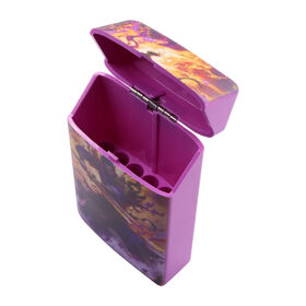 Custom Logo Portable Plastic Ashtray | Pocket Ashtray with Single-Sided Printing | New Promotional Gift for Smokers