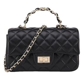 Gesteppte Umhängetasche für Damen, kleine Ketten-Schultertasche mit Überschlag aus Kunstleder, elegante klassische Mode-Handtasche für tägliche Arbeit und Reisen