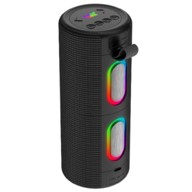 Novas Colunas de Tecido Sem Fio Portáteis Divididas GM-843 Super Bass 2025, Leitor de Música para Festas ao Ar Livre à Prova de Água