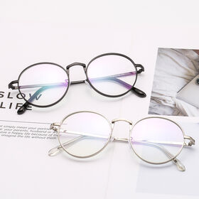 Retro Runde Metallbrille Großhandel Unisex Optische Brillengestelle Hersteller in China