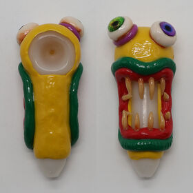 Clear Borosilicate Glass Pipe Portable & Durable Design