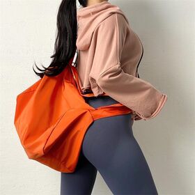 Benutzerdefinierte Yoga-Tasche aus Nylon für die Schulter, Reise-Organizer, Fitness, Sport, Umhängetasche, Damen-Sporttasche