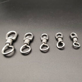 50pcs pêche 3 voies pivotant mer roche matériel de pêche