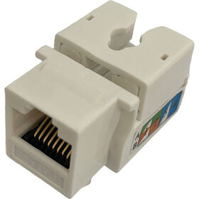 Vente en gros de connecteur Keystone Cat5e IDC blanc