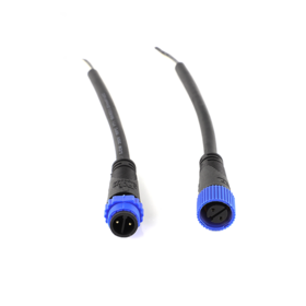 IP68 M15 2-4 Pin Cable de Alambre Eléctrico Industrial A Prueba de agua Al Aire Libre LLEVÓ la Iluminación Conector de Contacto de Cobre para PCB FPC