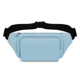 Riñonera de Gran Capacidad con Logo Personalizado, Bolso de Cintura Oxford Impermeable, Ligera y Duradera, Bolso de Pecho