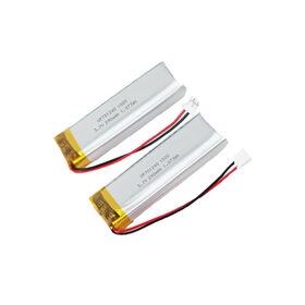 3.7V 290mAh 701240 Rectangle Lithium Polymer Battery With Connector For Micro Road Power Meter Hearing Aids