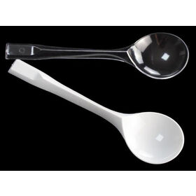 Ice Cream Wave Dessert Disposable Plastic Spoon