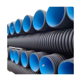 Wholesale Price SN8 SN10 Large Diameter 800mm 600mm Hdpe Double Wall Corrugated Pipe HDPE Culvert Pipe