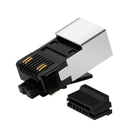 CAT8 modular plug rj45 connector in network solution system