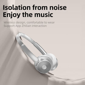 BOLN H10 Wireless BT V5.4 Headphones Soft Sponge Earmuffs Noise-canceling gaming headset 45-hour battery life