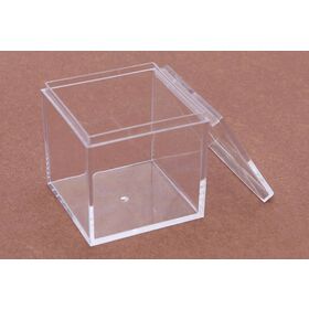 Boîte cadeau transparente en plastique fonctionnelle, boîte à bonbons, boîte en acrylique, boîte en PS