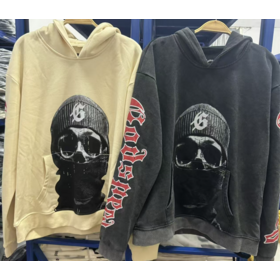 Wholesale 25ss Godspeedd autumn and winter new direct-print washable retro pure cotton hip-hop stylish hoodie and sweatshirt