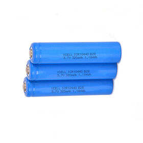 Sel Li-ion ICR10440 Isi Ulang 3.7V 320mAh 1.184Wh Baterai Lithium-ion