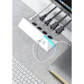 OEM & ODM Disponible Pyramide de Puissance 4 Prises avec 4 Ports USB pour Bureau à Domicile