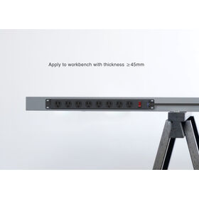 Multiprise PDU 8 prises en gros, boîtier en alliage d'aluminium