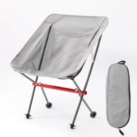 Portable Aluminum Alloy Moon Chair Camping Beach Chair Outdoor Folding Chair