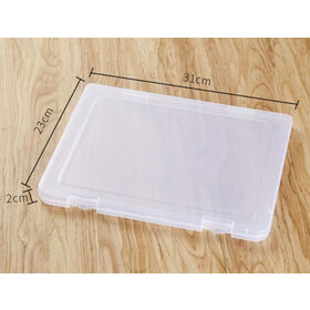 Boîte en plastique pour livres, boîte cadeau, boîte à livres, boîte à CD, boîte de protection