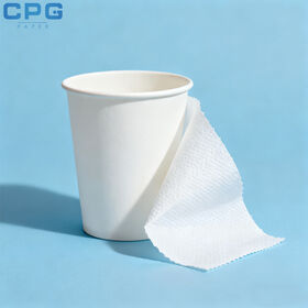 Papier de Gobelet Revêtu de PE de Qualité Supérieure 180-230gsm Couche Imperméable pour Gobelets en Papier pour Boissons Chaudes