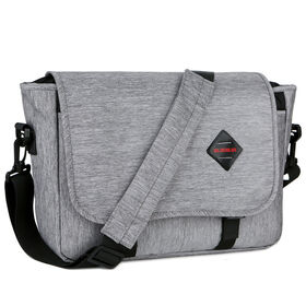 Grands sacs bandoulière pour hommes, sac messager pour ordinateur portable, idéal pour l'école et le travail