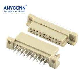 Connecteur Eurocard DIN 41612, paire mâle et femelle pour connexion électrique et transmission de signal