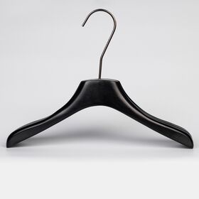 Usine de Cintres en Bois à Chaîne d'Approvisionnement Verticale - Cintre en Bois Noir - Cintre en Bois Noir pour Maison Douce - Cintre en Bois pour Hôtel