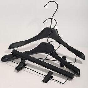 Produsen Hanger Kayu Hitam Kustom - Hanger Baju Kayu Warna Hitam - Pemasok Hanger Kayu - Pabrik Hanger Kustom Anda di China
