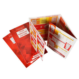 Book Publishing Company Custom Paper Flyer/brochure/booklet Instruction Manual Printing