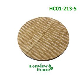 Prato de Bambu Sustentável para Casa, Bandeja de Comida de Bambu de Alta Resistência, Ideal para Sushi, Hotéis e Cadeias de Restaurantes