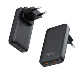 Schnellladegerät USB-C PD 65W Universal-USB-Wandladegerät Tragbares Reise-Wandladegerät für iPhone