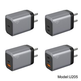 Factory Wholesale PD45W Certified USB C Travel Wall Charger Fast Charging OEM Adapter for Mobile Phone
