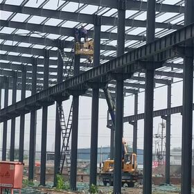 Customizable Galvanized Steel Metal Building for Outdoor Construction Industrial Structural Workshop Purposes