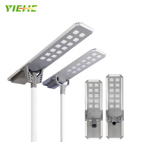 Luz de Calle Solar Integrada Todo en Uno 60-150W Impermeable Iluminación LED para Uso en Carreteras al Aire Libre