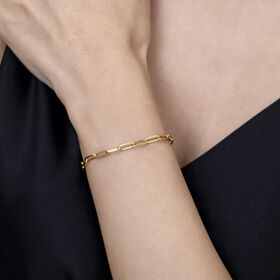 316L Edelstahlarmband für Herren, stilvolle Figaro-Kette, hypoallergener Schmuck, Schwarz/Gold/Silberfarben, Lieferung mit Box