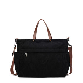 Bolso de hombro de pana de gran capacidad para ocio, otoño e invierno, bolso de mano de hombro versátil con bolsillo