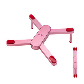 Support Portable pour Ordinateur Portable de Bureau, Support Ergonomique en Aluminium Pliable et Compact pour Ordinateur Portable, pour Jeux, Voyage, Cadeaux