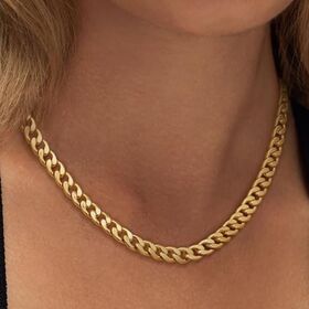 Herren-Seilkette, wasserdichte Kette, robuste und glänzende gedrehte Seilhalskette, Geschenk für Ehemann, Freund, für Männer und Frauen