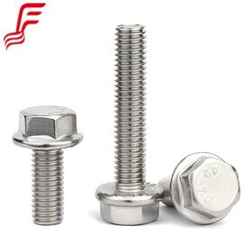 Parafuso de flange de aço inoxidável com cabeça chata e dentes - Fabricante líder