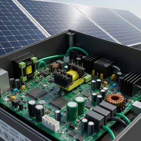 Transformator Frekuensi Tinggi EE55 220V ke 12V 500W, Sesuai dengan Standar Keamanan IEC 9001