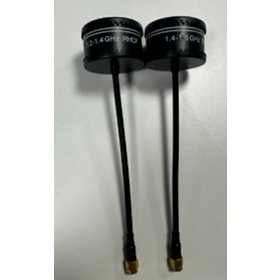 Antena de Drone de Alto Desempenho 1200MHz Anti-Jamming Ganho 2dBi Conector SMA Macho RHCP Cabo RG141