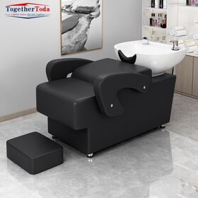 Wholesale Salon Furniture and Hairdressing Equipment Including Washbasin Synthetic Leather Hairdressing Chair