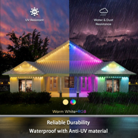 thumbnail image 2 of ASLIDECOR Solar Fence Lights Up And Down,2 Pack Small Solar Step Light Waterproof,Warm White Deck Lighting Illuminate Outdoor For Patio Shed Pool 2 of 12