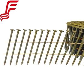 FRST!! China factory screw ring shank galvanized coil nails high tensile strength pallet coil nail wire framing coil nail