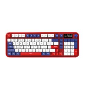 Teclado gaming USB com fio RGB, teclado de membrana, teclado para jogos, teclado retroiluminado, teclado de tamanho normal, grande venda