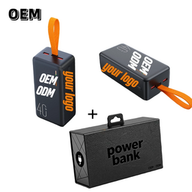 2026 Trending Ultra-Capacity External Battery 40000mah PD22.5W Fast Charging Power Bank for All Devices Travel-Friendly OEM/ODM