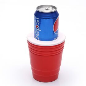 Soporte de latas de espuma de PU promocional, soporte de botellas antiestrés, pelota antiestrés, juguete para aliviar el estrés, forma personalizada