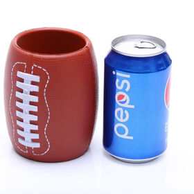 Funda de espuma de PU para latas de bebidas, aislamiento térmico y frío, soporte protector para vasos, agarre reductor de presión, funda de bola de fuerza para 355 ml (12 oz)