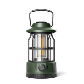 Vintage LED Camping Lantern Portable Battery Powered Waterproof Outdoor Tent Light Lamp